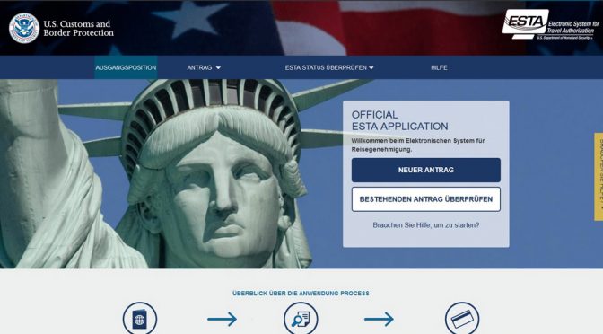 Offizielle Website zum Esta-Antrag