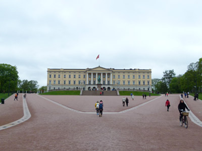 Die königliche Residenz in Oslo 