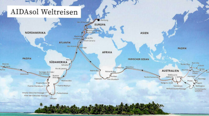 AIDA Weltreise 2024 | Reisebüro Ost